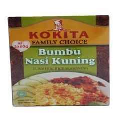 Kokita Turmeric Rice Seasoning (Bumbu Nasi Kuning) (1 x 180g)