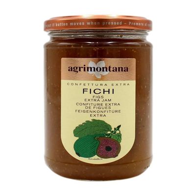 Agrimontana White Fig Extra Jam, Figs from Cilento, 350 Grams / 12.34 Ounces