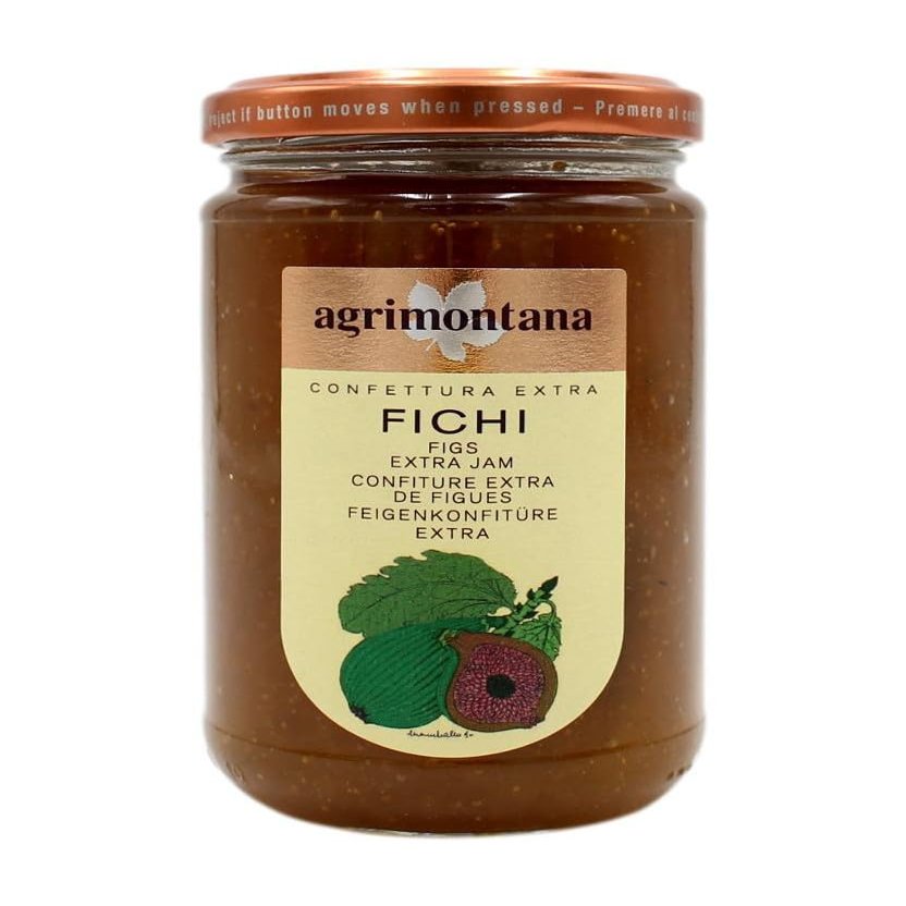 Agrimontana White Fig Extra Jam, Figs from Cilento, 350 Grams / 12.34 Ounces