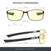 GUNNAR - Premium Gaming and Computer Glasses - Blocks 65% Blue Light - Vayper, Onyx, Amber Tint view 2
