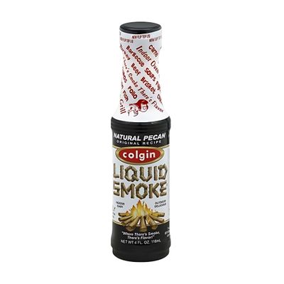Colgin Authentic Pecan Liquid Smoke (4 oz) for Home Cooks & BBQ Enthusiasts | Liquid Smoke for Cooking | Adds Texas Smokehouse Flavor to Meats, Sauces & Dips | Best for Grilling & Seasoning (1 pack)