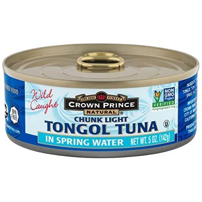 Crown Prince Tuna Tongol Sprng Wtr 5 oz (Pack Of 12)
