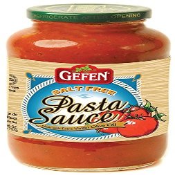 Gefen Salt Free Pasta Sauce, 26 Ounce (Pack of 12)