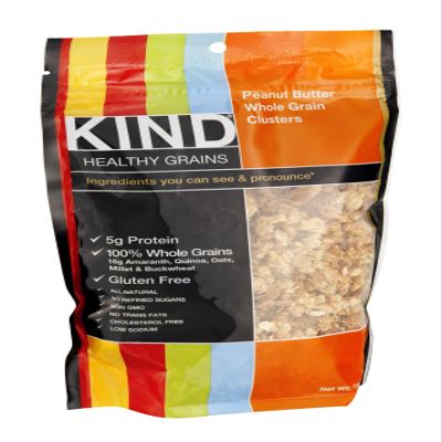 Healthy Grains Peanut Butter Whole Grain Cluster 11 Ounces (Case of 6)