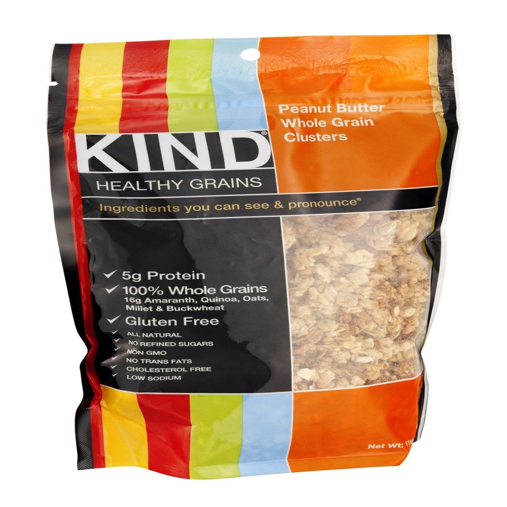 Healthy Grains Peanut Butter Whole Grain Cluster 11 Ounces (Case of 6)