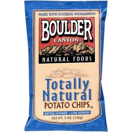 Boulder Canyon - Totally Natural Potato Chips - Case of 12 - 5 oz.
