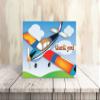 Airplane Thank You Note Card - 10 Boxed Cards & Envelopes -Made in the USA view 2