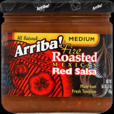 Arriba Fire Roasted Red Salsa - Medium - Case of 6 - 16 oz.
