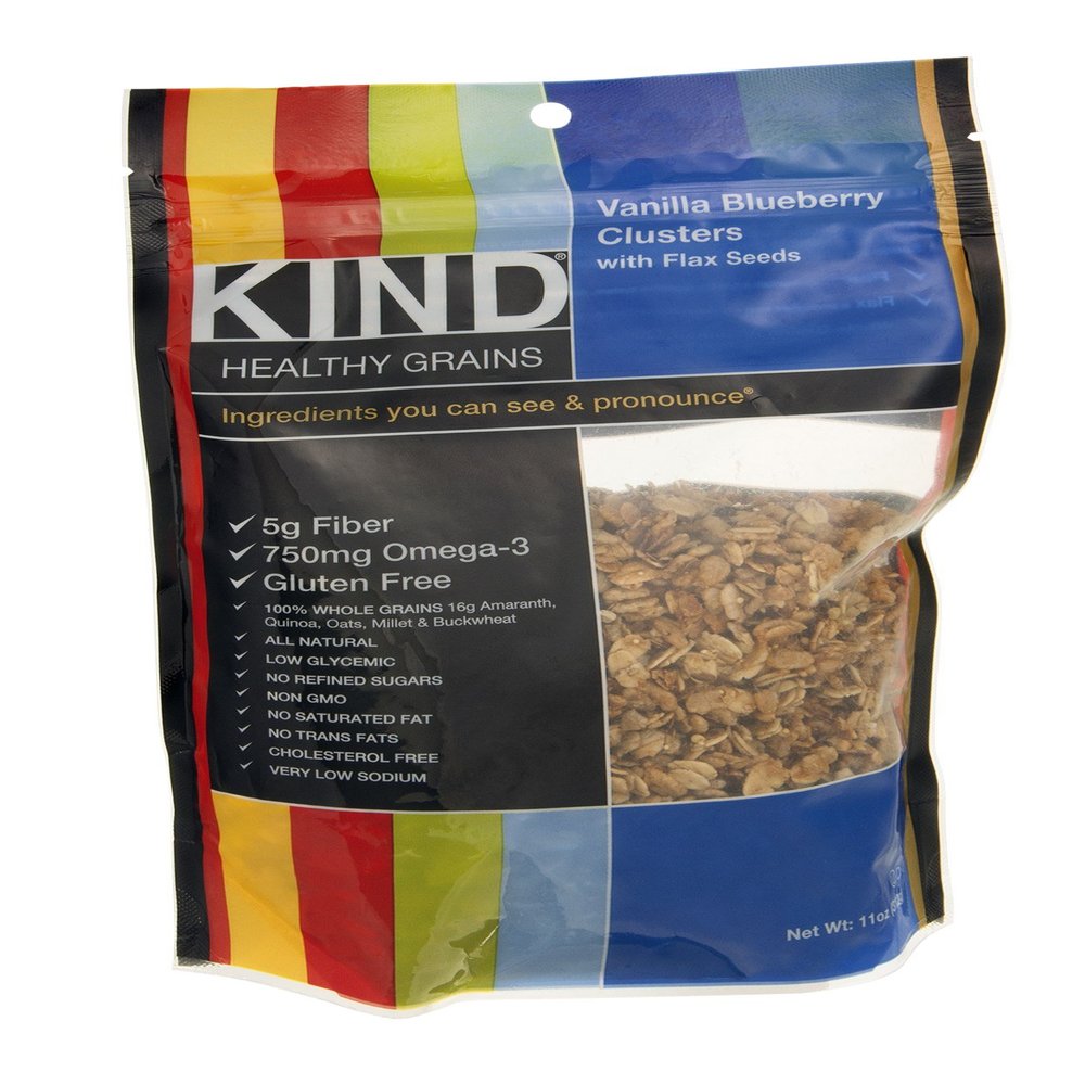 Kind Fruit & Nut Bars Clstr Van Blubry W/Flax 11 Oz