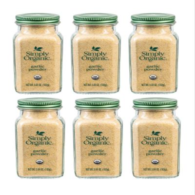 Simply Organic Garlic Powder (6 x 3.64 oz) ( Value Bulk Multi-pack)