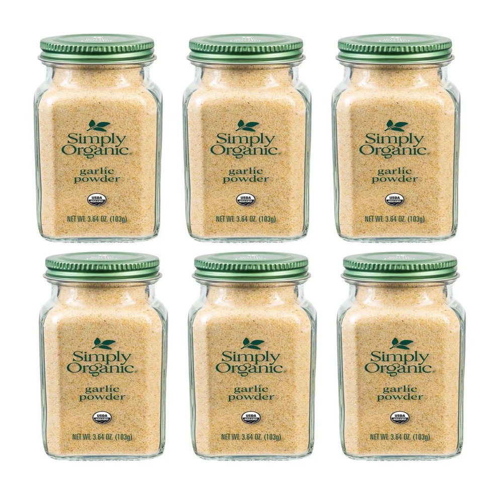 Simply Organic Garlic Powder (6 x 3.64 oz) ( Value Bulk Multi-pack)