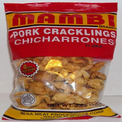 Pork Cracklings - Chicharrones Mambi 2.75 Oz Bag (Pack of 3)