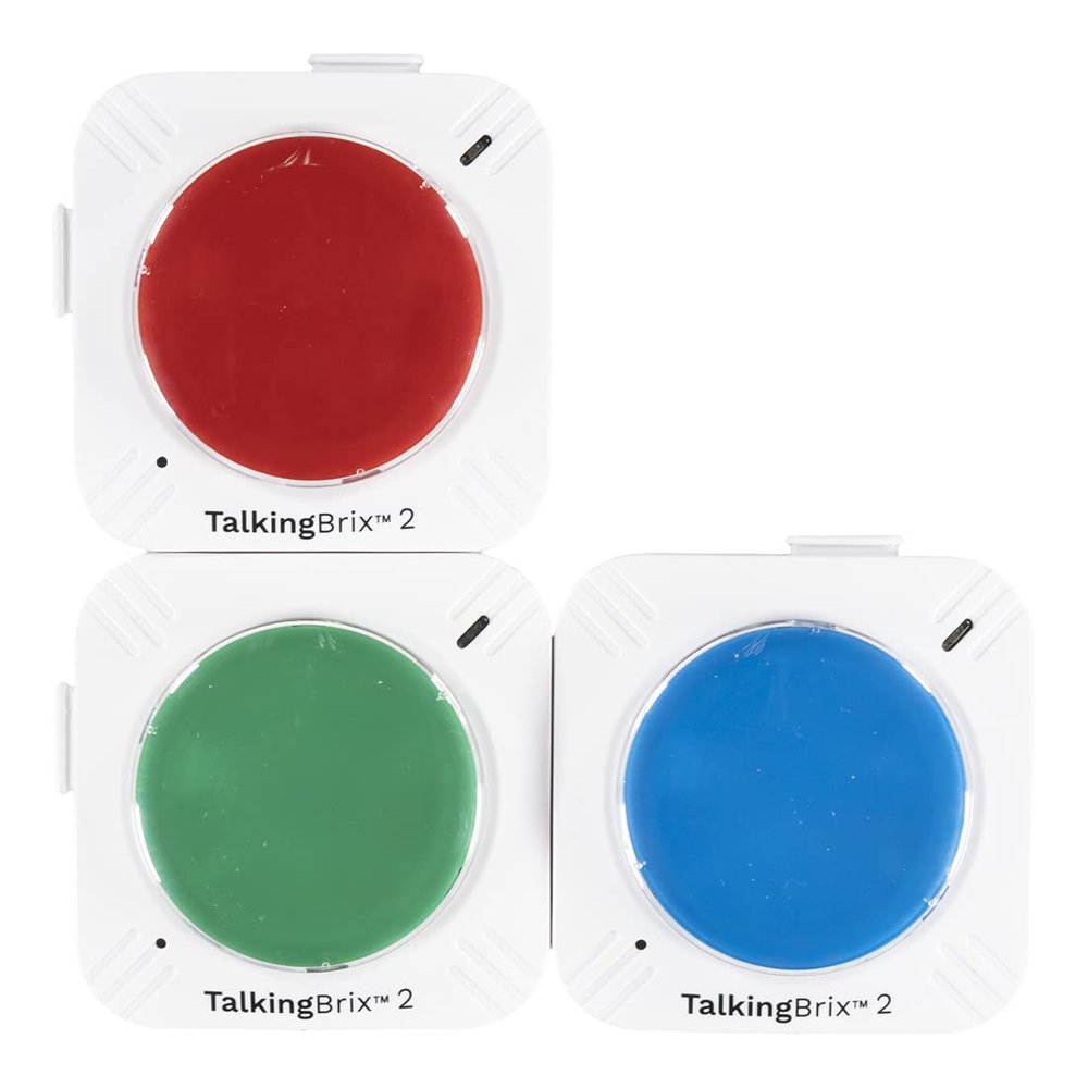 AbleNet TalkingBrix 2 Multi-Message Speech Generating Device - Multi-Message Communicator - Product #10000032