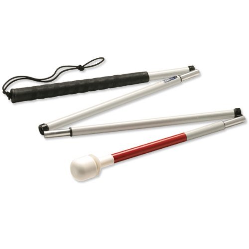 Ambutech 4-Sec Folding Graph Cane-Marsh Roller-46in