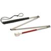 Ambutech Alum 4-Sec Folding Cane-Marsh Roller-46in view 1