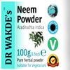 DR WAKDE'S Neem Powder (Azadirachta Indica) - 100g (3.5oz) | Pure, Raw & Dried Powder | Natural Aroma and Freshness | Fine Powder | Vegan | Premium Grade | Nothing Added, Nothing Removed view 3