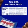 Baby Ruth Chocolatey, Peanut, Caramel, Nougat, Fun Size Individually Wrapped Candy Bars, Great Valentine's Day Gifts for Kids, 3.9 oz each view 2