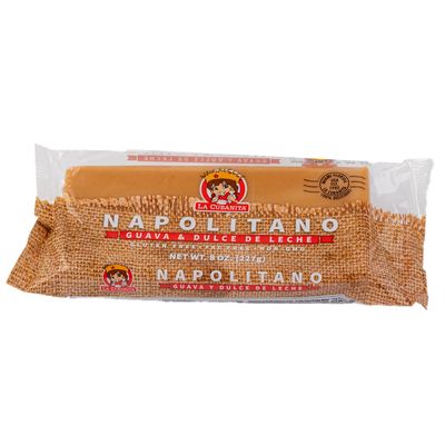 La Cubanita Napolitano - Assorted Guava, Mango, and Orange Fruit Pastes - 8 oz (Pack of 1)