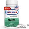Nutrient Carriers Advance Research Lithium Orotate 120 Mg 200 Tablets view 1