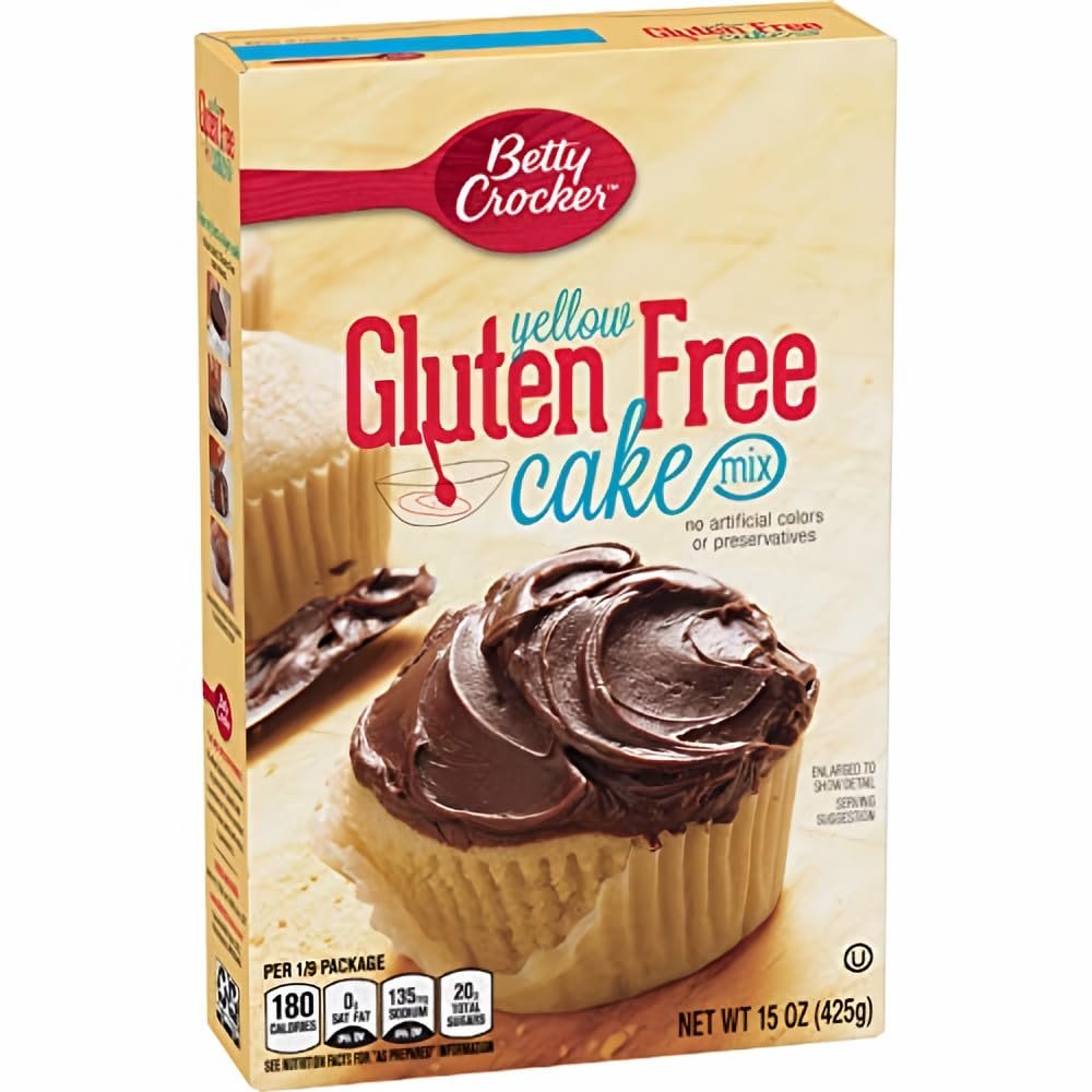 Betty Crocker, Gluten Free, Yellow Cake Mix, 15Oz Box