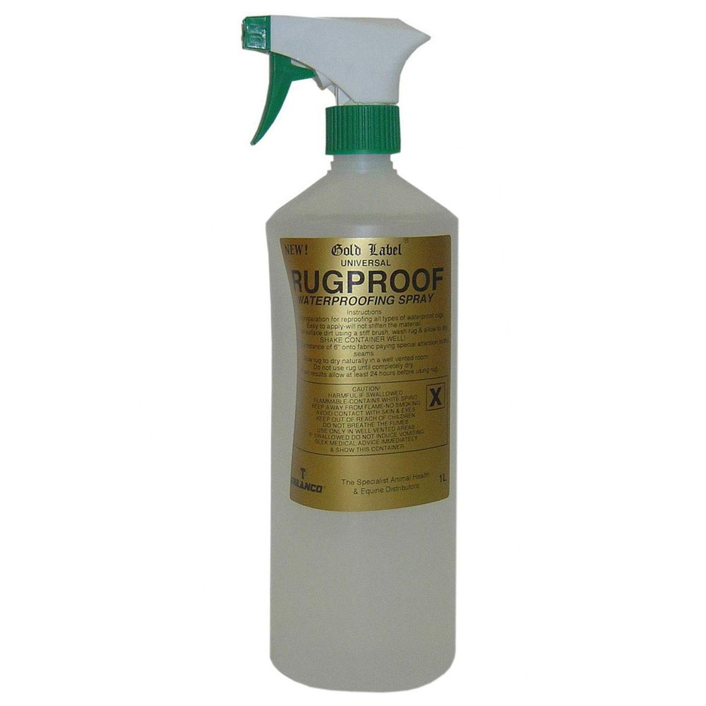 Universal Rugproof Spray, Gold Label, Reproofing For All Kinds of Waterproof Rugs, 1 Litre