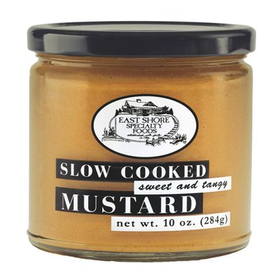 East Shore Sweet & Tangy Mustard  Gourmet Yellow Mustard for Pretzels, Sandwiches, Glazes & Marinades  Bold Dipping Mustard  No Preservatives  10 oz Glass Jar  Made in Wisconsin