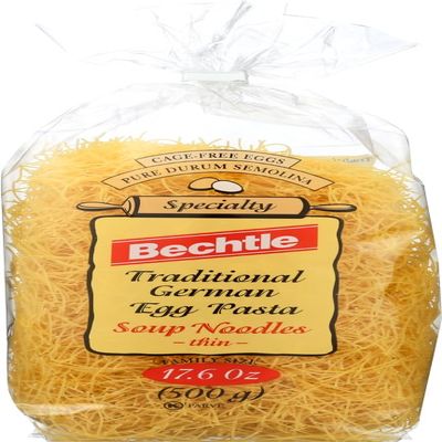 bechtle traditional german egg pasta (soup noodle thin) - 17.6oz [3 units] (658842652217)