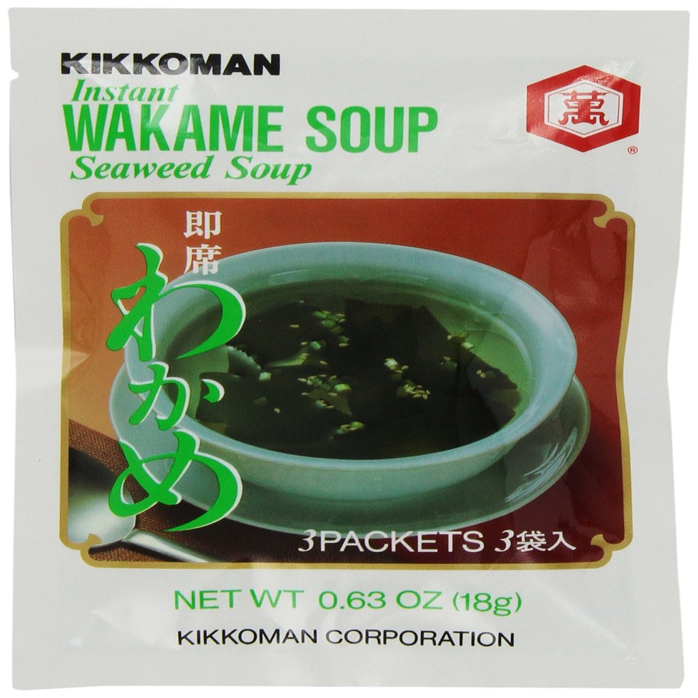 Kikkoman Instant Soup, Wakame Seaweed, 0.63 Ounce