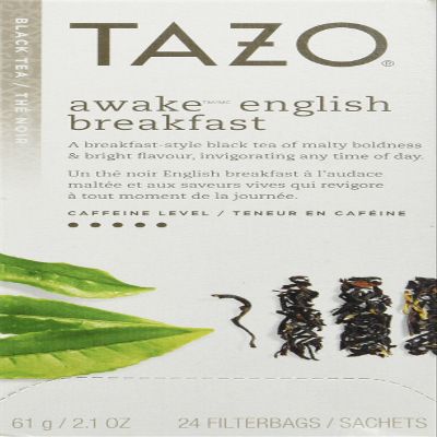 Tazo Awake English Breakfast Tea, 24 Tea Bags,2.1 Oz