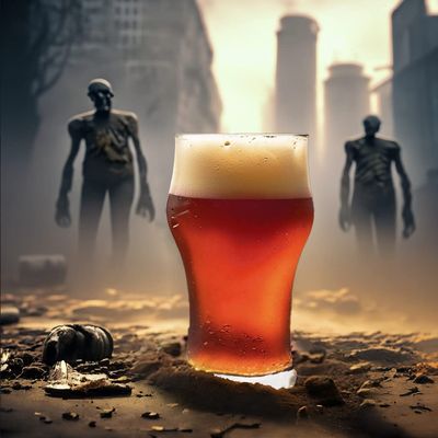 Zombie Apocalypse Double Blood Red Ale Extract Beer Recipe Kit