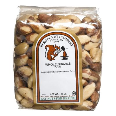 Bergin Fruit and Nut Company Raw Brazil Nuts, 16 oz (454 g)