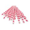 (144 per Carton) Paper Straws [Set of 2] Color: Red view 1