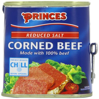 Princes Red Salt Corned Beef 340 g (Pack of 4)
