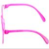 Calabria 719 Flexie Oval Flexible Reading Glasses +6.00 Fuchsia Pink Men Women Trendy Bendable Readers TR90 Durable Eyeglass view 4