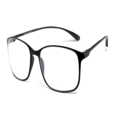 Calabria 720 Flexie Round Square Reading Glasses +5.00 Ebony Men/Women Bendable Single Power Readers Flexible TR90 Frame