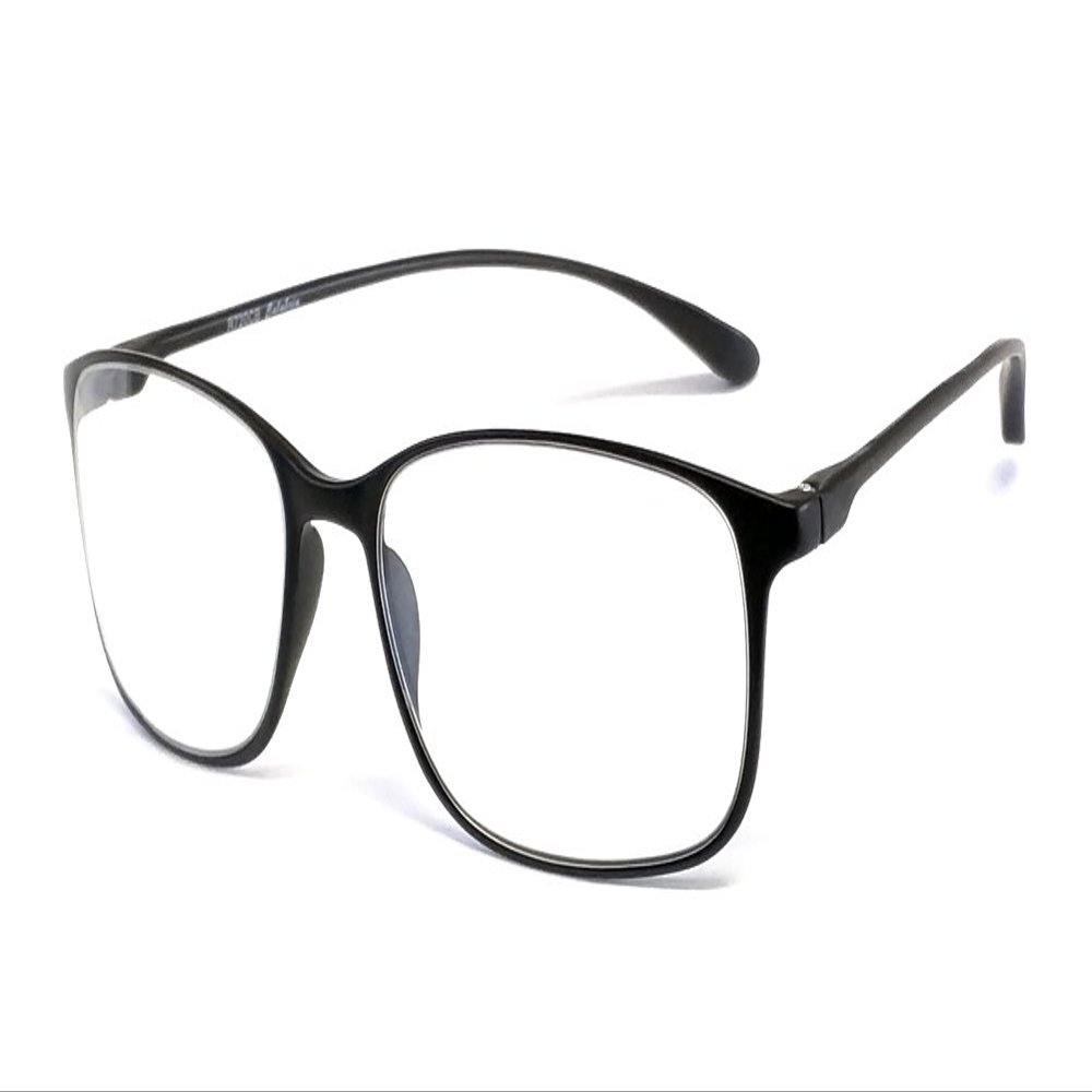 Calabria 720 Flexie Round Square Reading Glasses +5.00 Ebony Men/Women Bendable Single Power Readers Flexible TR90 Frame