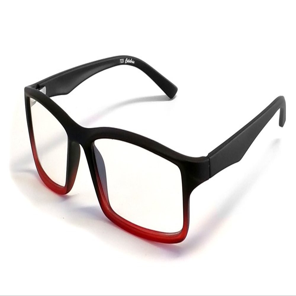 Calabria Reading Glasses 723 Flexie in Black Red +6.00