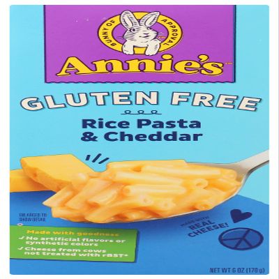 Annies Homegrown 22719 Cheddar Rice Pasta