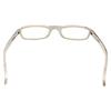 Calabria 4367 Designer Rectangular Reading Glasses +3.25 White Striped Pattern Women Readers Trendy Cute Eyeglass view 4