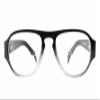 Calabria 4370CB Pilot BiFocal Reading Glasses +2.25 Grey Men Women Trendy Bi Focal Readers Eyeglass w/Soft Drawstring Case view 2