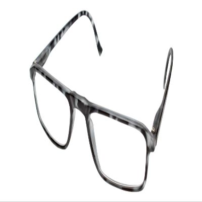 Calabria 616 Rectangular Reading Glasses +0.75 Grey Marble Men Women Designer Stylish Trendy Readers Durable Modern Eyeglass