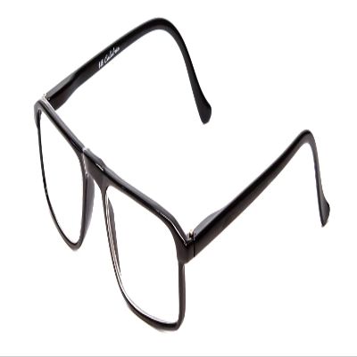 Calabria 616 Rectangular Reading Glasses +0.75 Black Men Women Designer Trendy Readers Durable Modern Eyeglass Spring Hinged