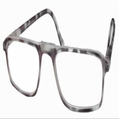 Calabria 616 Rectangular Reading Glasses +4.50 Grey Marble Men Women Designer Stylish Trendy Readers Durable Modern Eyeglass