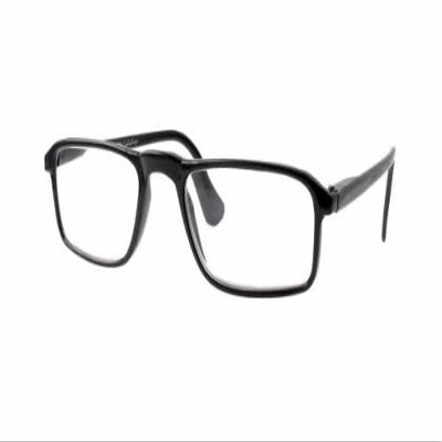 Calabria 616 Rectangular Reading Glasses +4.50 Black Men Women Designer Trendy Readers Durable Modern Eyeglass Spring Hinged