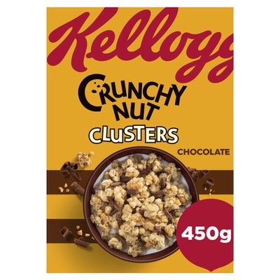Kellogg's Crunchy Nut Milk Chocolate Curls with Honey & Nut Clusters (450g)