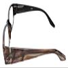 Calabria 738 Reading Glasses +1.50 Taupe Beige Womens Colorful Trendy Readers Stained Glass Inspired Eyeglasses w/Soft Case view 3