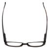 Calabria 738 Reading Glasses +1.50 Taupe Beige Womens Colorful Trendy Readers Stained Glass Inspired Eyeglasses w/Soft Case view 4