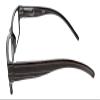 Calabria 742 Reading Glasses +2.00 Black White Stripe Men Women Single Power Reader Stylish Fashion Eyeglasses Soft Case view 2