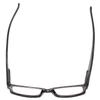 Calabria 742 Reading Glasses +2.00 Black White Stripe Men Women Single Power Reader Stylish Fashion Eyeglasses Soft Case view 4