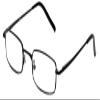 Calabria R753 Designer Rectangular Metal Reading Glasses +0.75 Black Men Women Single Power Readers Classic Eyeglasses +0.75 view 1